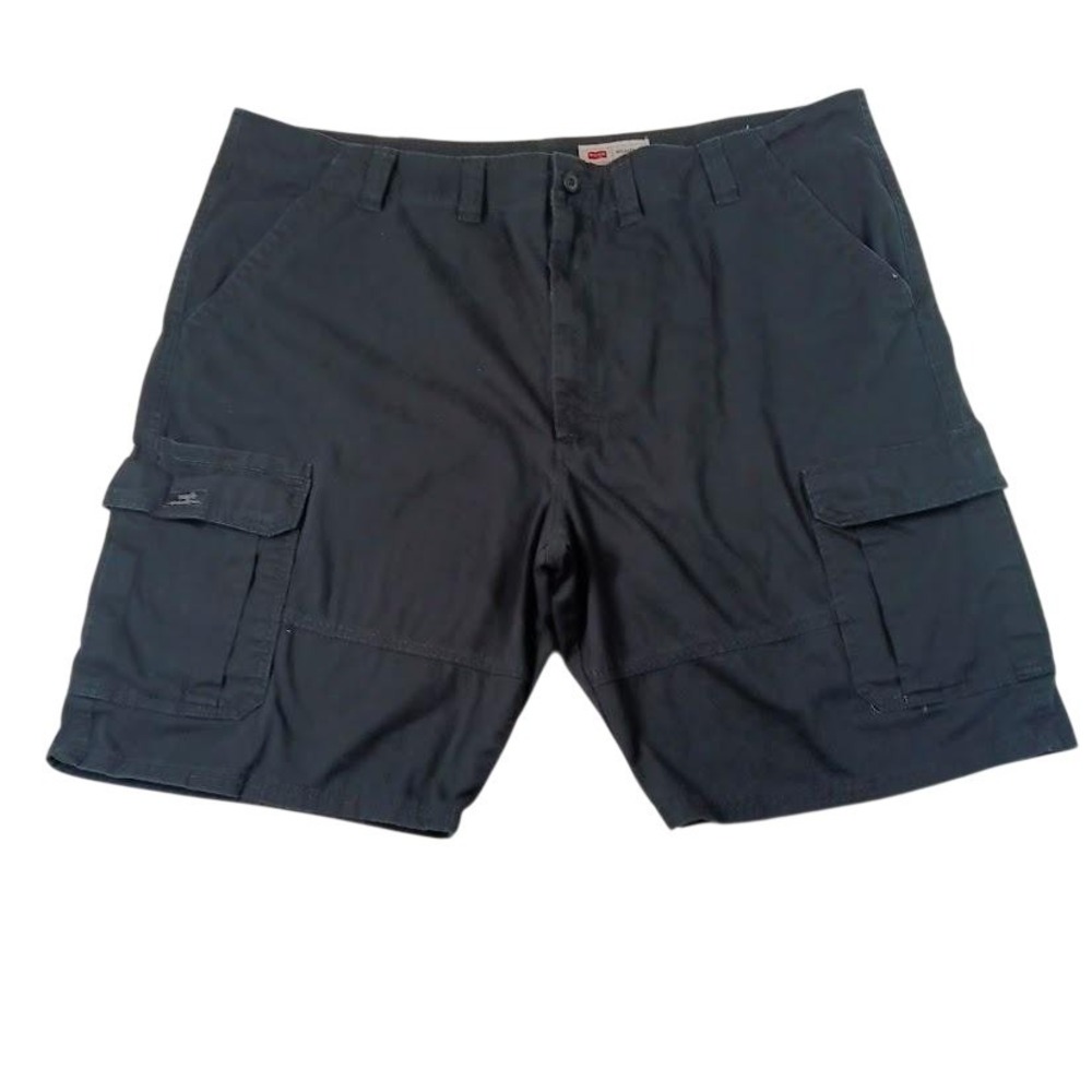 Wrangler Cargo Shorts Mens‎ 46 Black Relaxed Fit Stretch Pockets Summer Casual